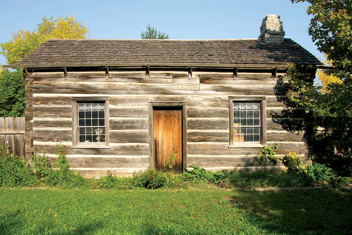 Clark-McCleary House, rear elevation