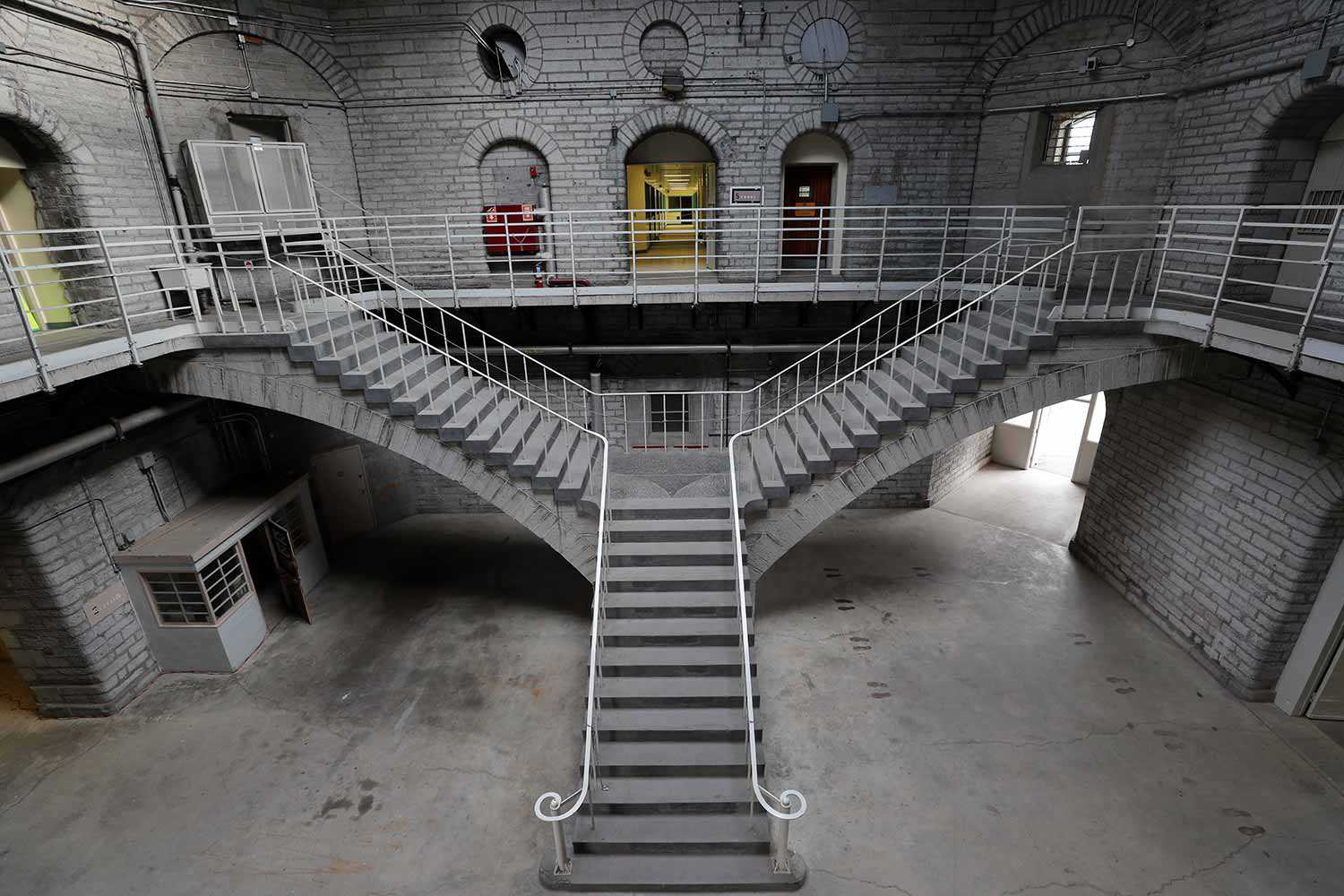 Inside the Kingston Penitentiary (Photo courtesy of the St. Lawrence Parks Commission)