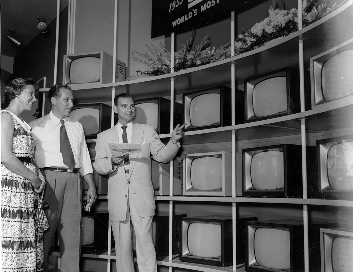 CNE television exhibit, 1953
