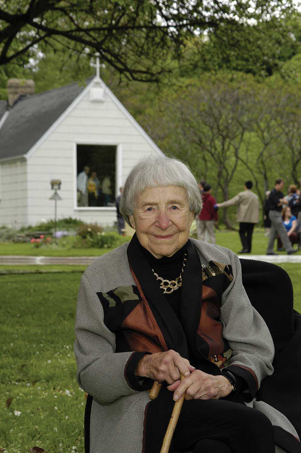 Doris McCarthy at Fool’s Paradise, May 2005 (Photo: David Lee)