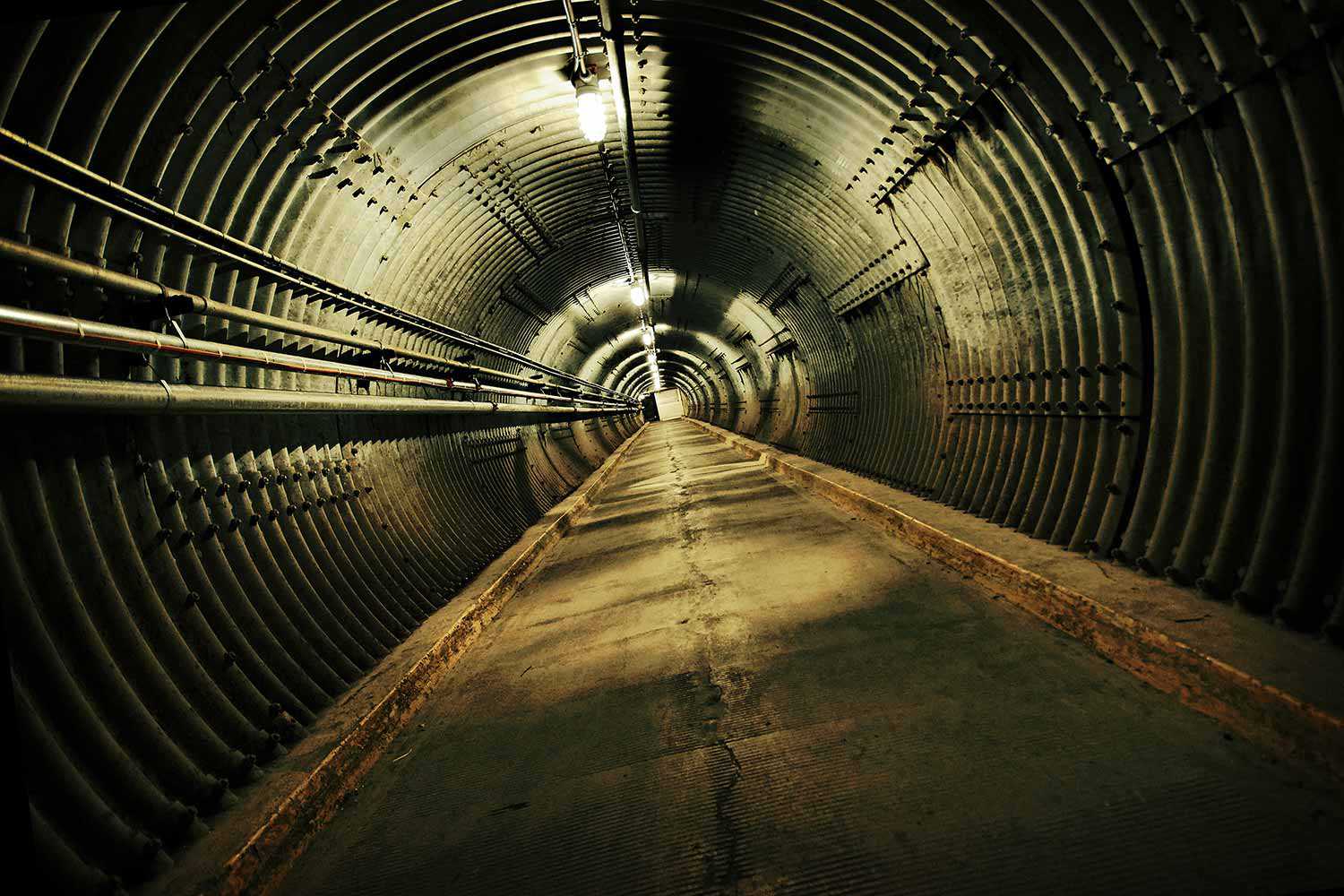 Diefenbunker blast tunnel entrance (Photo: Diefenbunker)