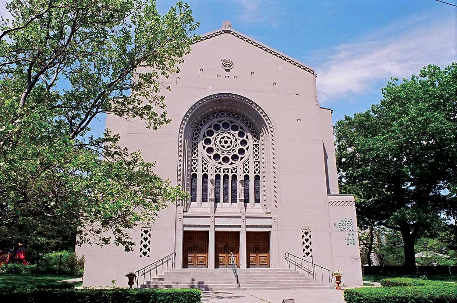 Art deco-designed Holy Blossom Temple