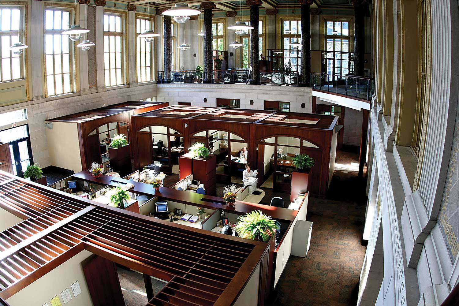 The former Bank of Montreal in Hamilton was converted for use as the Gowlings Law Office