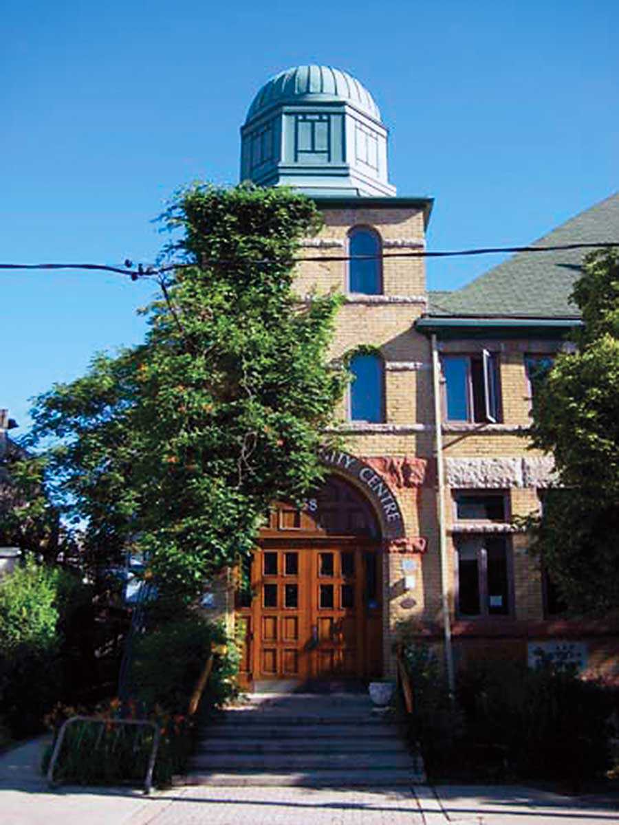 The Cecil Street Community Centre in Toronto was formerly the Church of Christ, built in 1889-90
