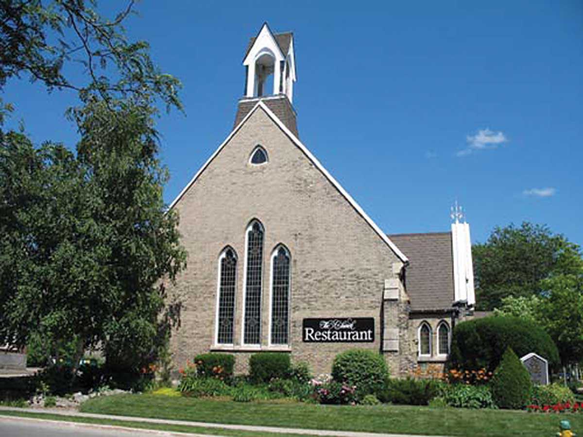 The Church Restaurant in Stratford gives new life to the building that originally housed the Mackenzie Memorial Gospel Church