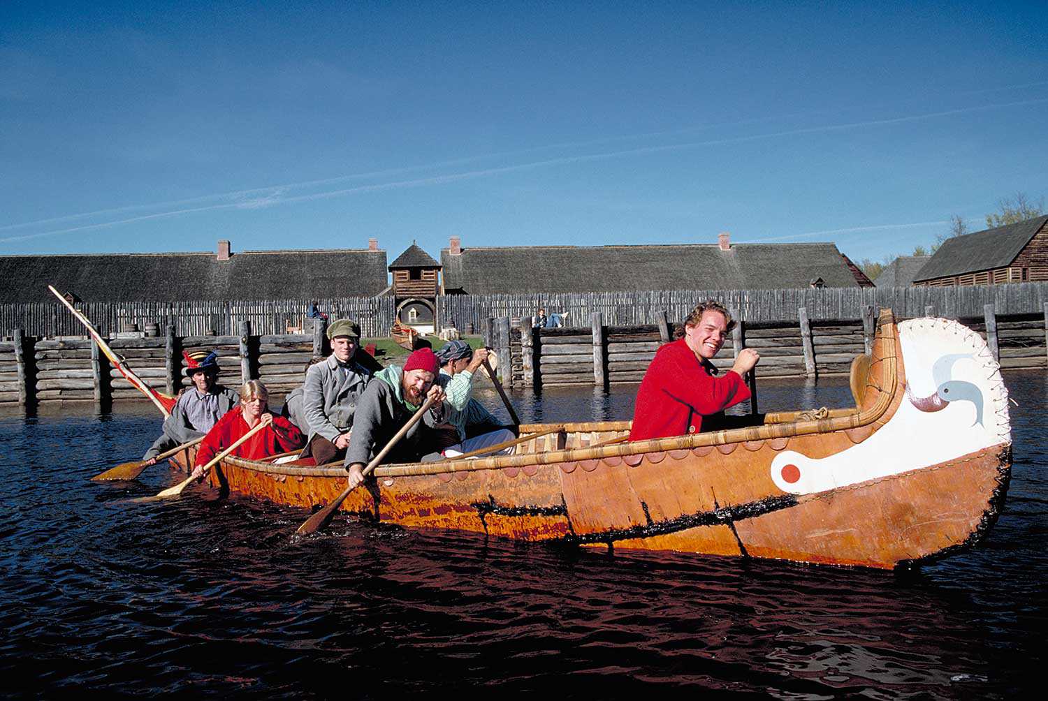 Near Thunder Bay, on the Kaministiquia River, the North West Company is immortalized by the Fort William Historical Park (Photo © Ontario Tourism 2008)