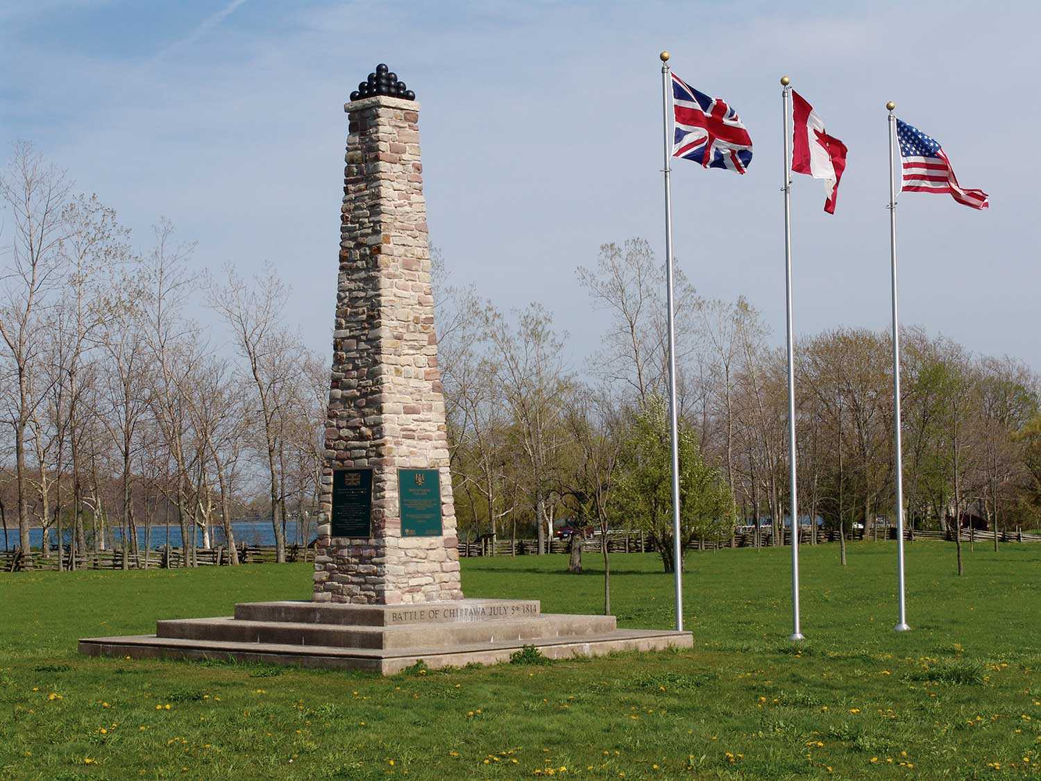 Chippawa monument (Photo courtesy of The Niagara Parks Commission)