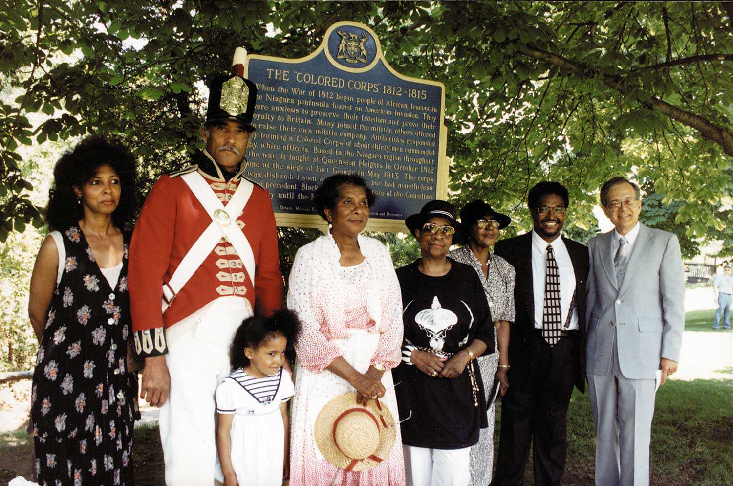 The “Colored Corps” provincial plaque unveiling (1994)