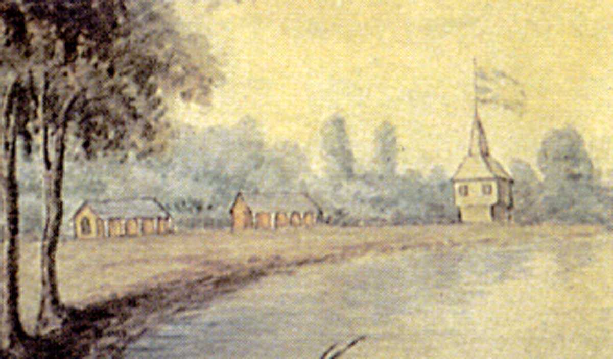 York, Upper Canada, ca.1804 (detail), Elizabeth Frances Hale Image courtesy of Library and Archives Canada, 1970-188-2092.