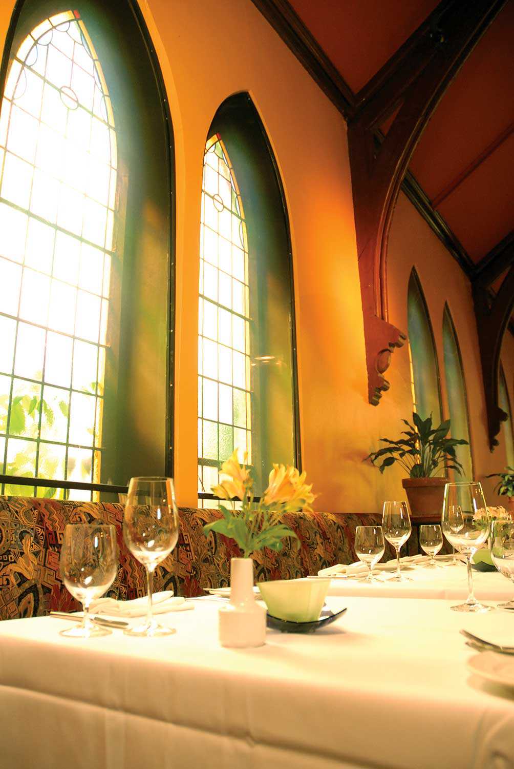 Main dining room, Church Restaurant, Stratford (Photo courtesy of Church Restaurant)