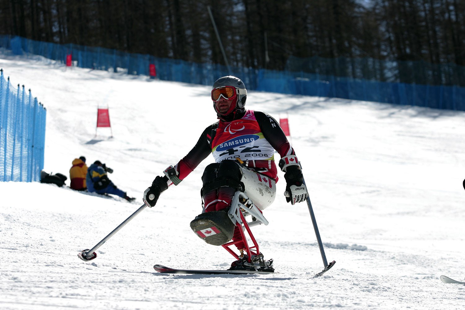 Jeffery Penner of Kitchener, Para-Alpine Skiing, Paralympic Games in Torino, Italy (2006). Photo courtesy of the Canadian Paralympic Committee.