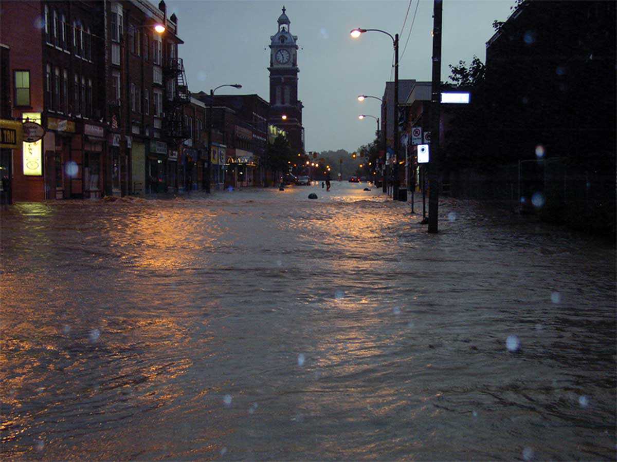 Charlotte Street in downtown Peterborough