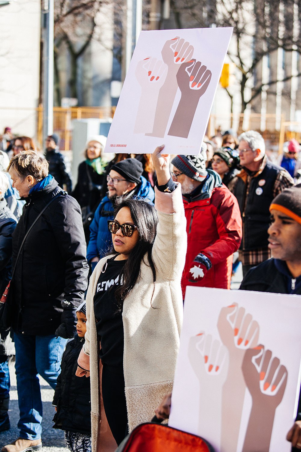 Women’s March in Toronto in January 2018. Photo: Tanja Tiziana.