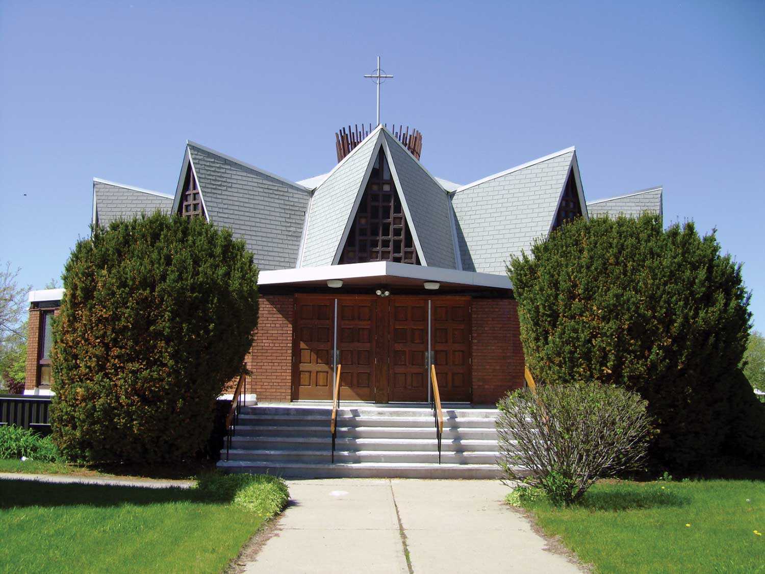 The polygonal-shaped Wexford Presbyterian Church, Toronto