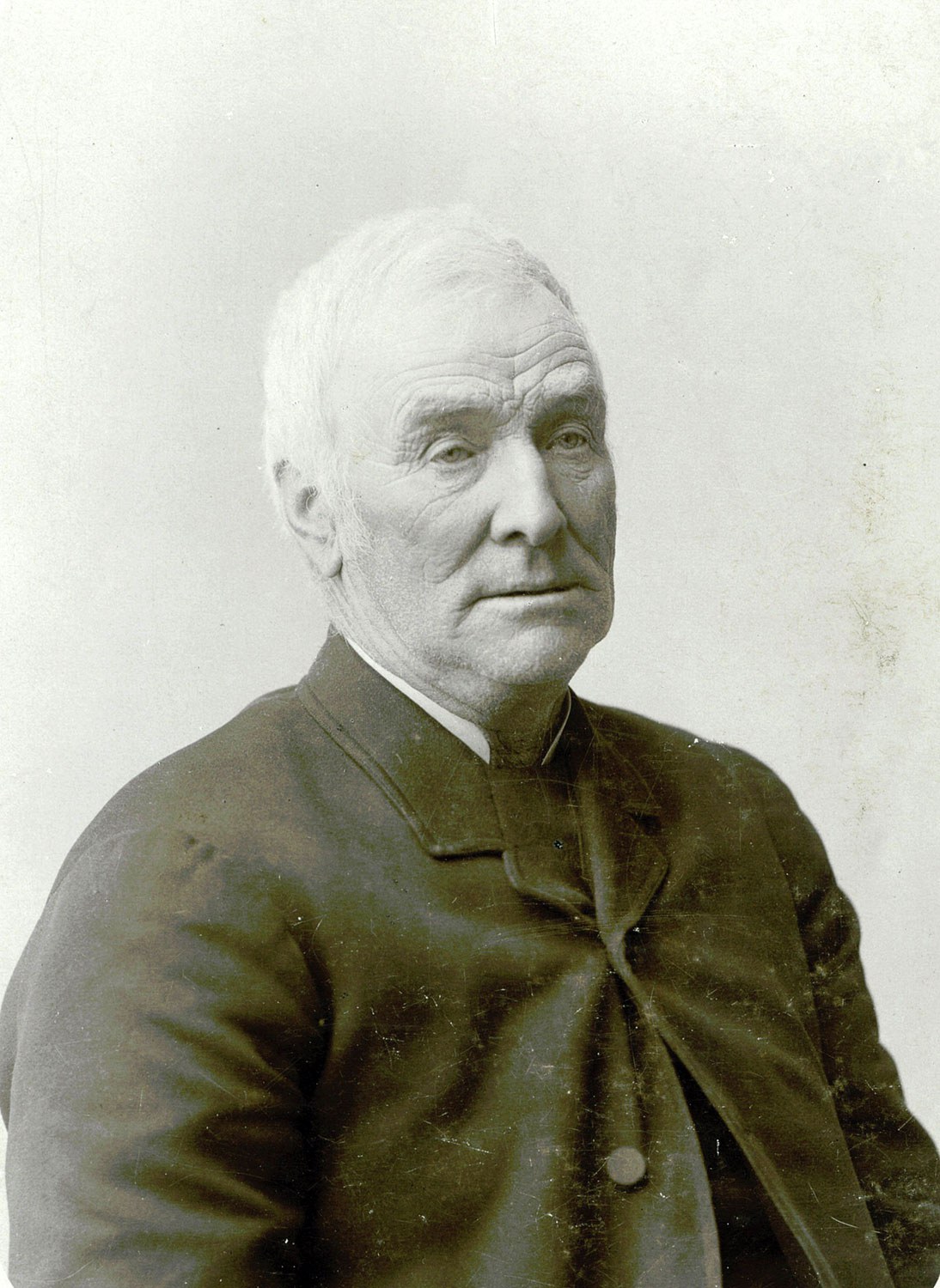 Scottish immigrant John Miller (1817-1904) settled Thistle Ha’ farm in 1839. Photo taken circa 1883. (Reproduced with permission from the Thistle Ha’ private collection.)