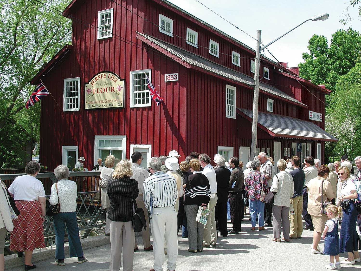 Coldwater Grist Mill – serving the community since 1833; an active part of Doors Open Huronia since 2002