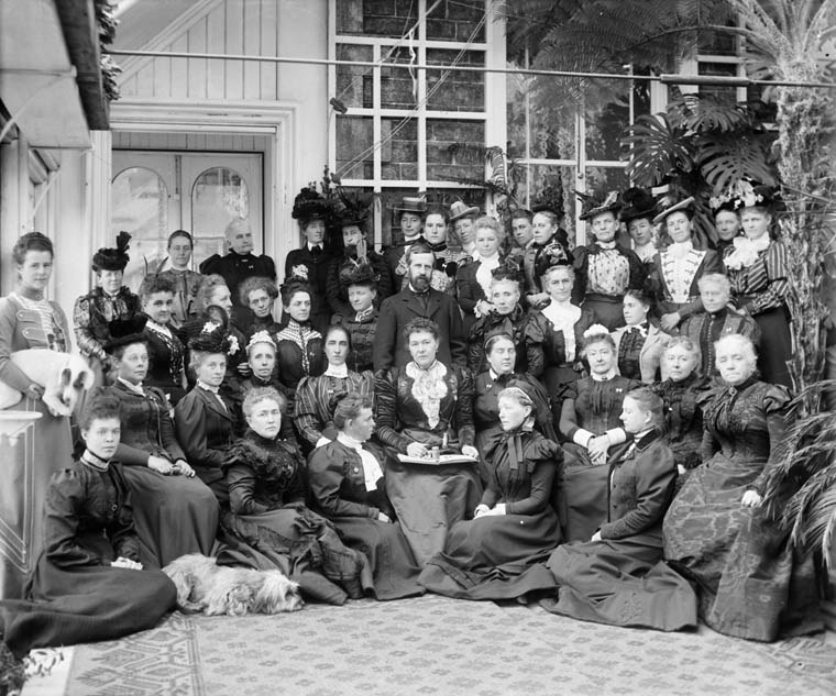 National Council of Women group photograph at Rideau Hall, Ottawa