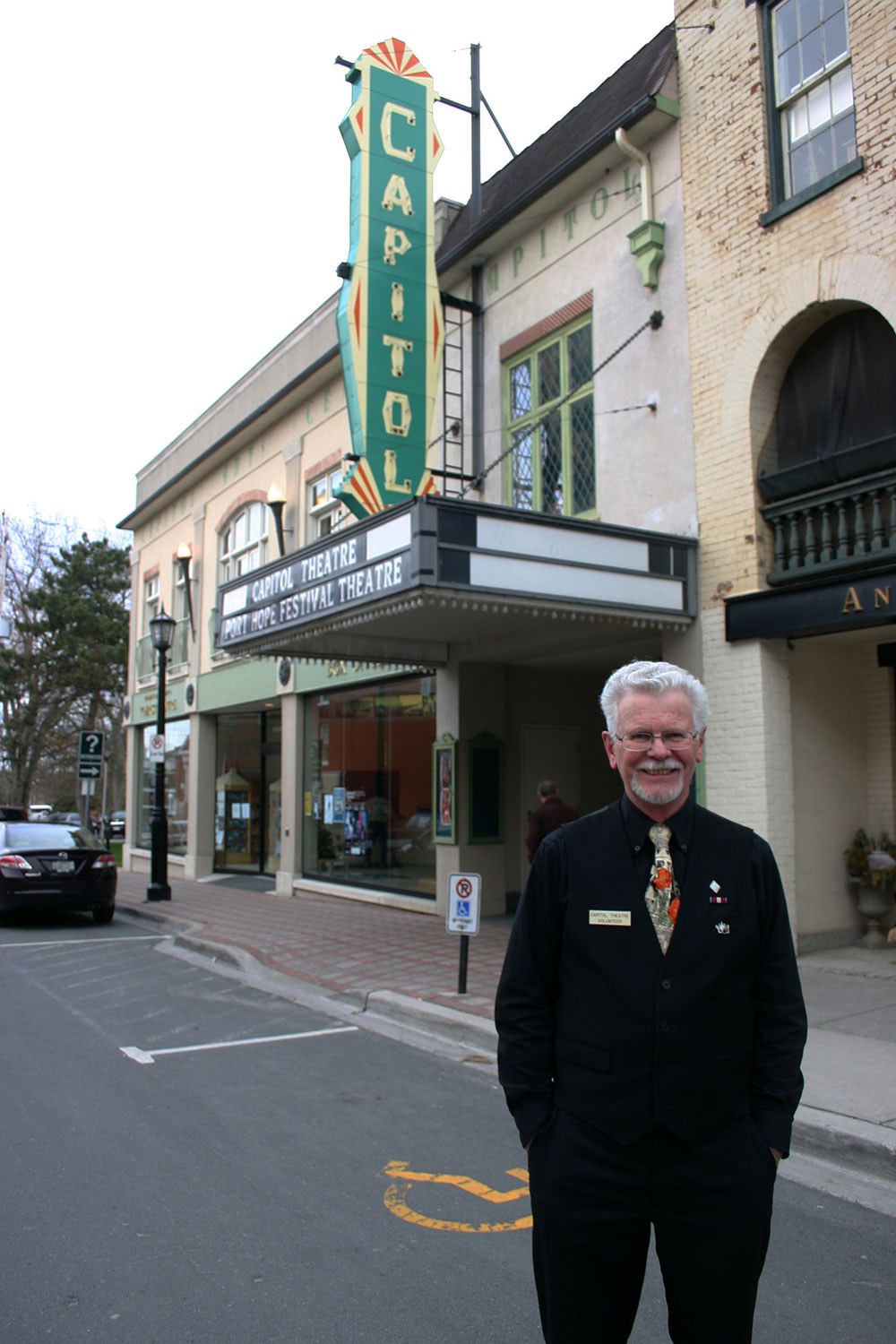 Peter Bolton volunteers at the Capitol Theatre, a private non-profit organization that benefits from the donations of local industry, individuals and the municipality. (Photo: Stephen Ashton)
