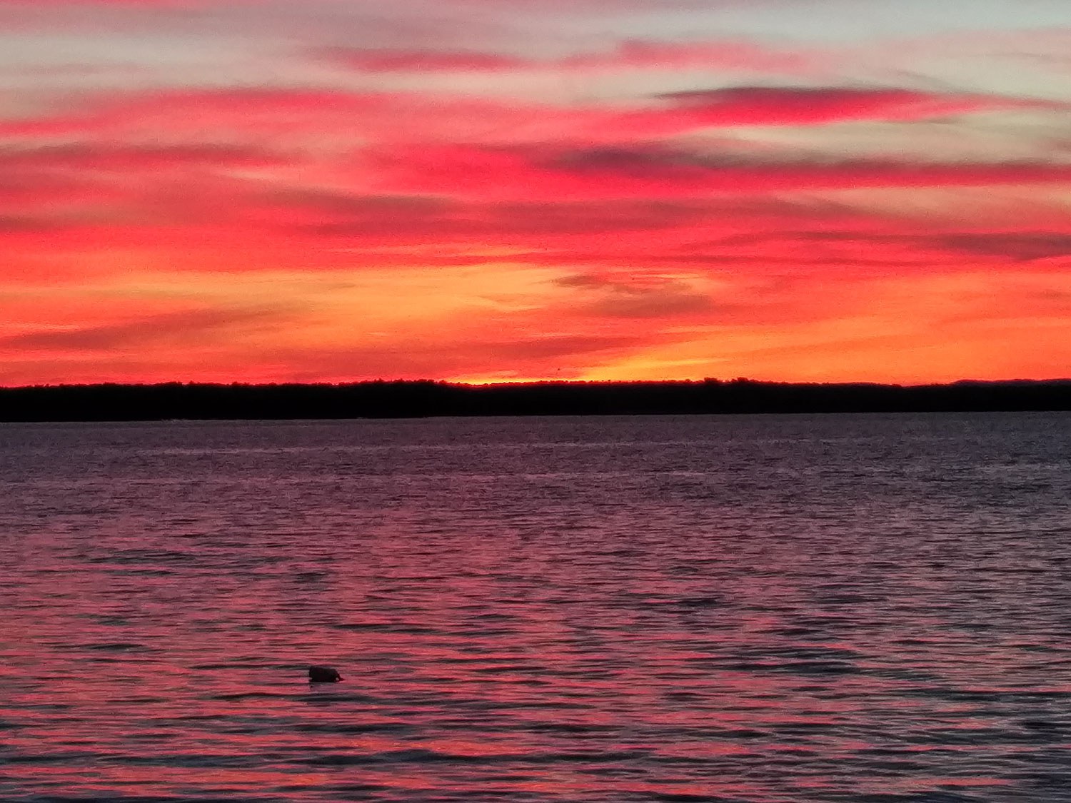 Sunset over Manitoulin Island