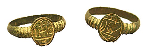 Iconographic copper-alloy rings recovered from 17th and 18th century archaeological sites are commonly attributed to Jesuit missionary activity.