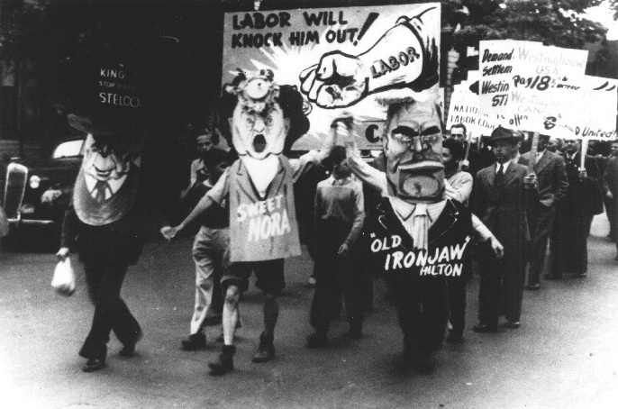 Labour Day Parade, 1946 (Photo: Labour Studies, McMaster University, with  archival support from Workers Arts and Heritage Centre)